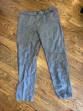 Uniqlo M Gray Pinstripe  Pants